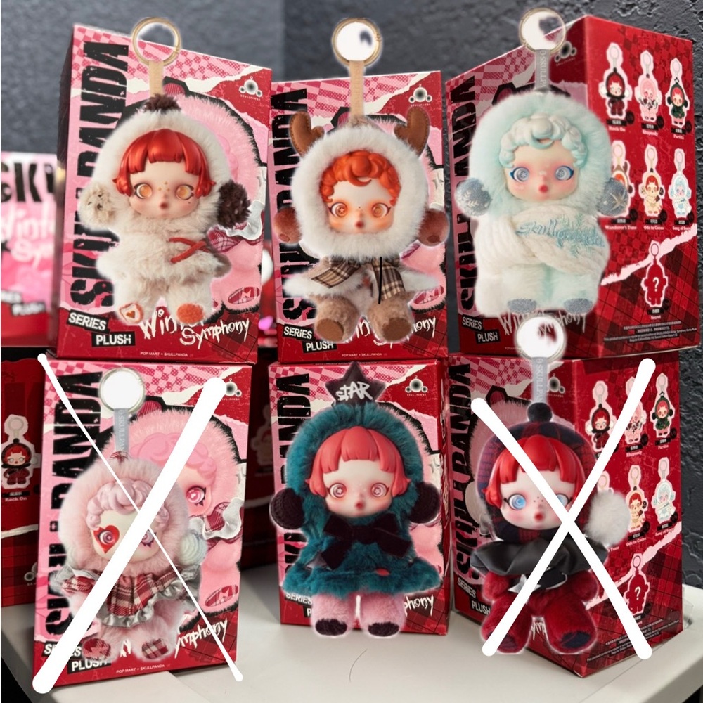 ❄️ Skullpanda Symphony Keychains + La Bubu Special Edition ❄️